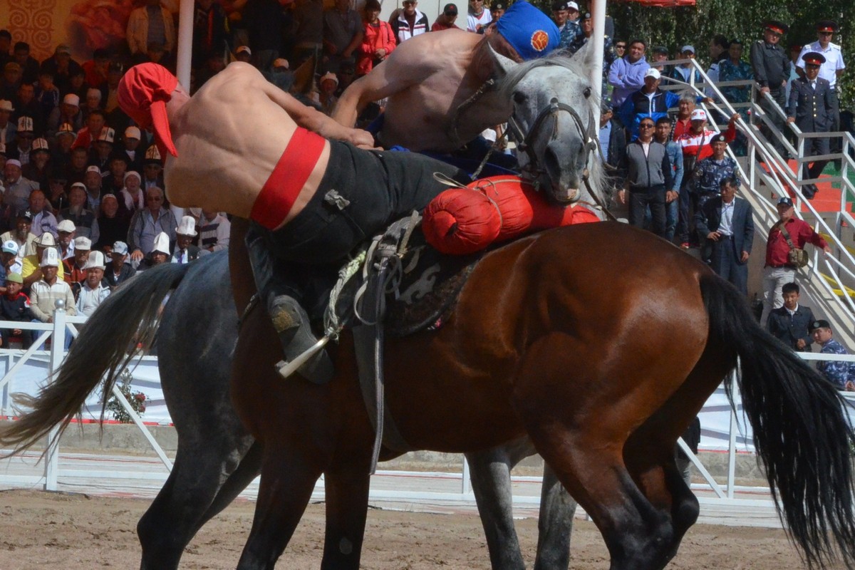 Competitions in er enish at the First World Nomad Games 2014