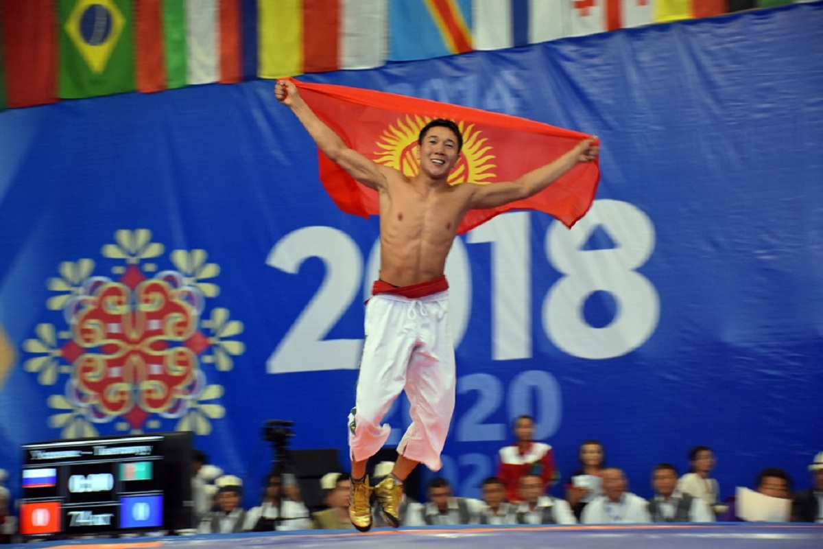 Спортсмены Кыргызстана по кыргыз курошу стали чемпионами